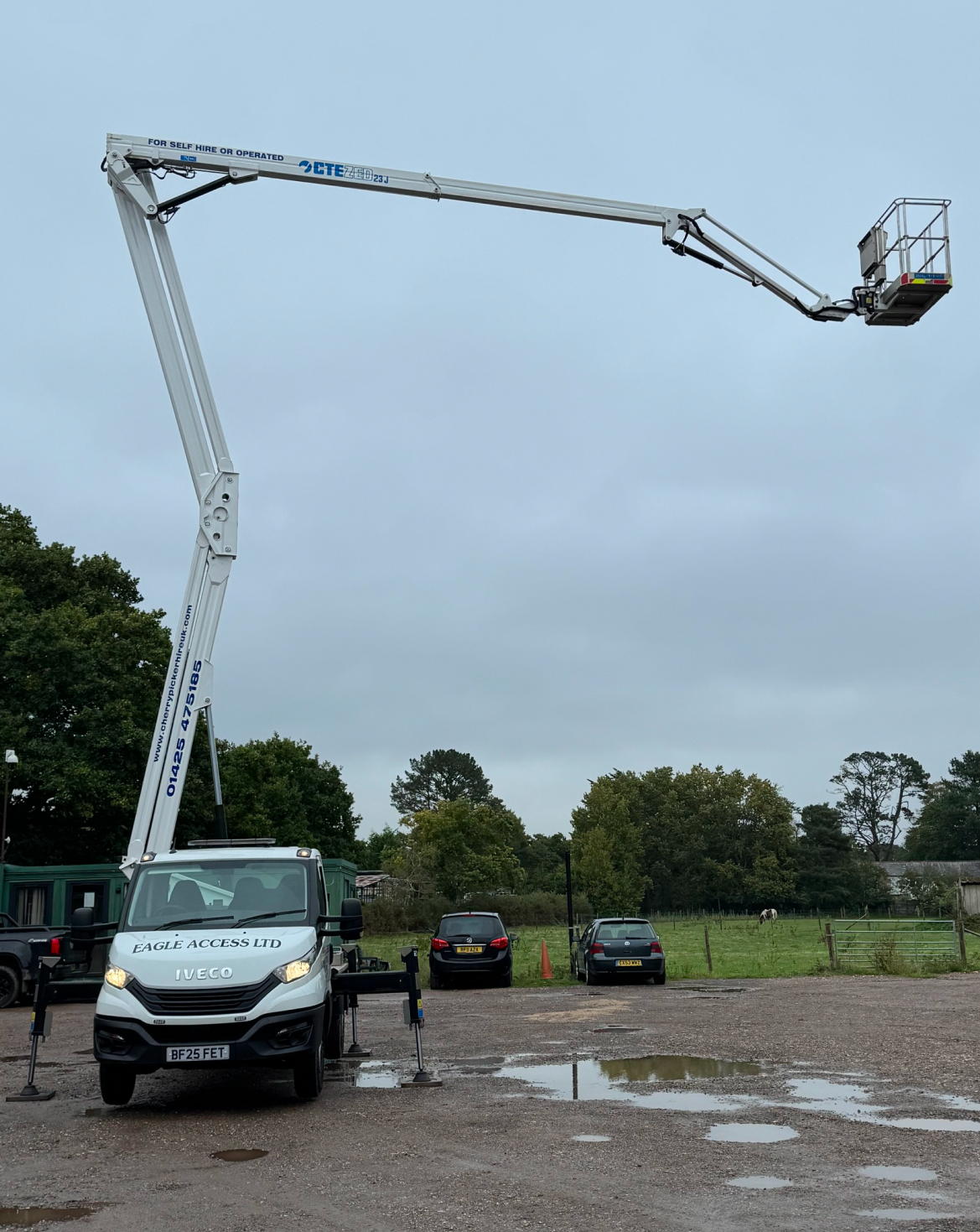 CTE ZED 23.3JHL Gutt Platform Hire Dorset